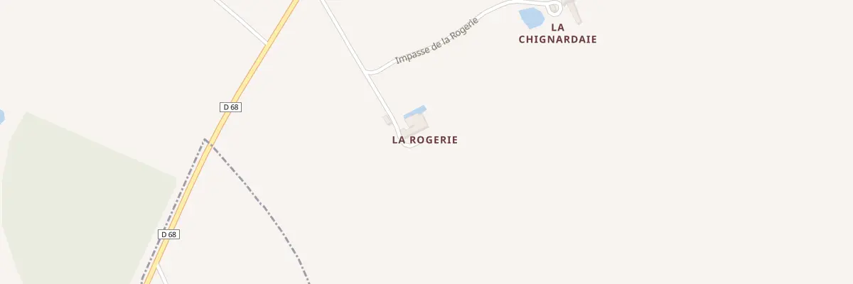 Plan du 187 Imp de la Rogerie à Durtal