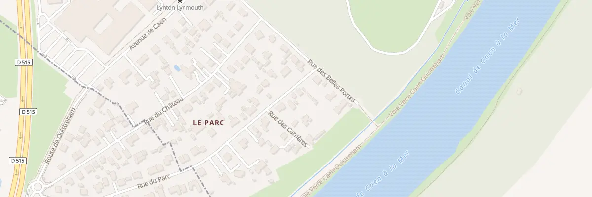 Plan du 105 Rue du Parc à Bénouville