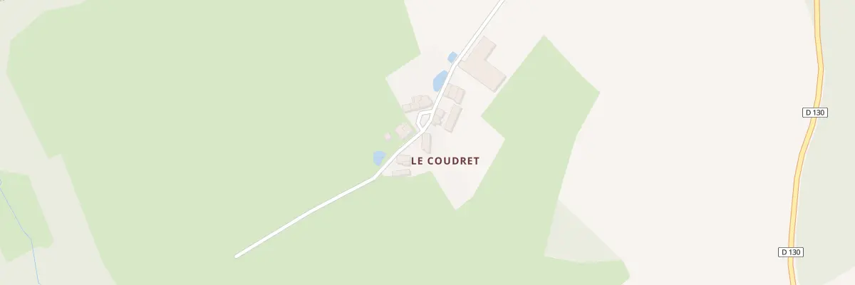 Plan du 5209 Le Coudret à Augé