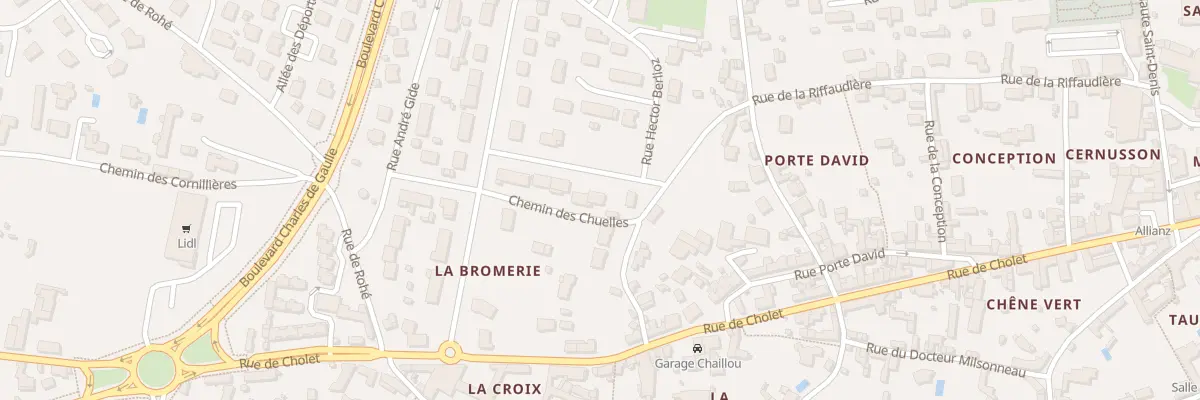 Plan du 12 Rue Gerard Philippe à Doué-en-Anjou