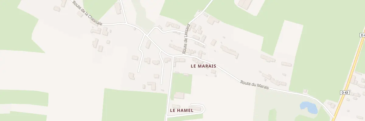 Plan du 17 Rte du Marais à Ussy