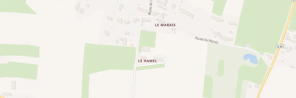 Plan du 5216 Rte du Hamel à Ussy