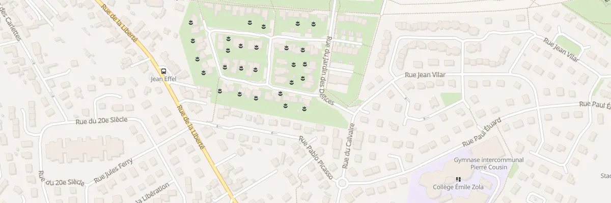 Plan du 1 Rue du Déjeuner sur l’herbe à Giberville