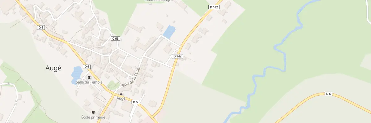 Plan du 2 Rte du Plessis à Augé