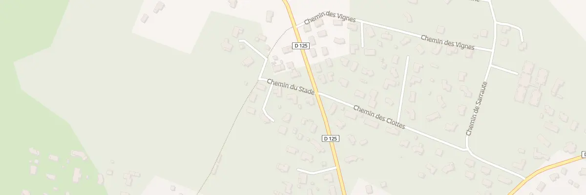 Plan du 3 Che du Stade à Roaillan