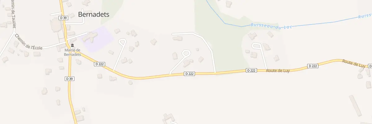 Plan du 1 Imp des Chenes à Bernadets