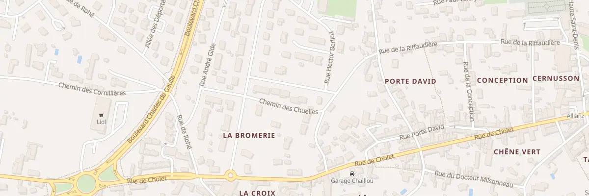 Plan du 10 Rue Gerard Philippe à Doué-en-Anjou