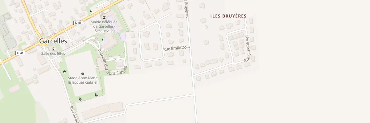 Plan du 18 Che des Bruyeres Garcelles-S. au Castelet
