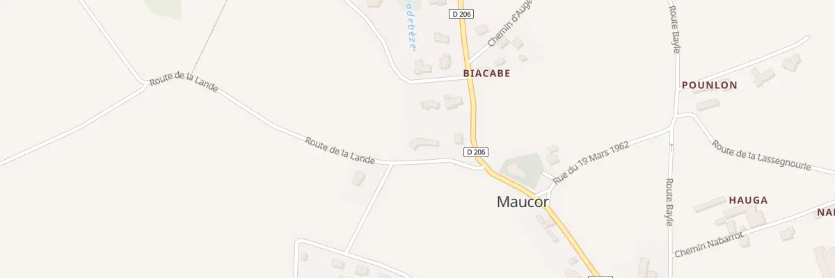 Plan du 4 Che de la Lande à Maucor