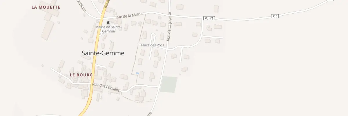 Plan du 2 All du Bois d’Amour à Sainte-Gemme