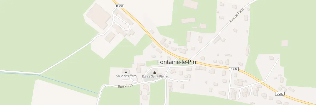 Plan du 4 Rue de l’Église à Fontaine-le-Pin