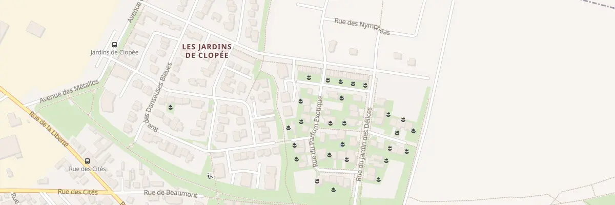 Plan du 4 Rue du Parfum Exotique à Giberville
