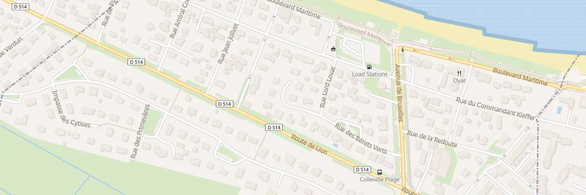 Plan du 33 Rue des Bérets Verts à Colleville-Montgomery