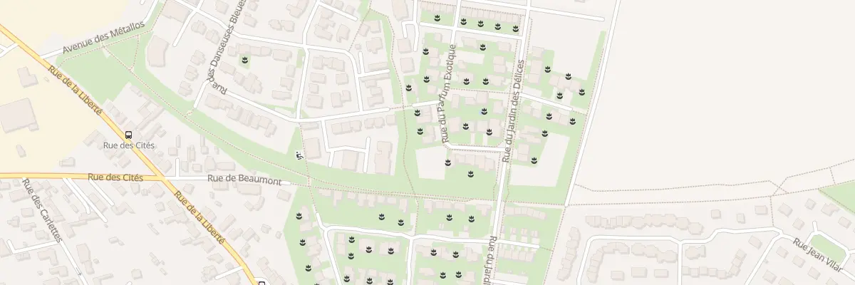 Plan du 20 Rue du Parfum Exotique à Giberville