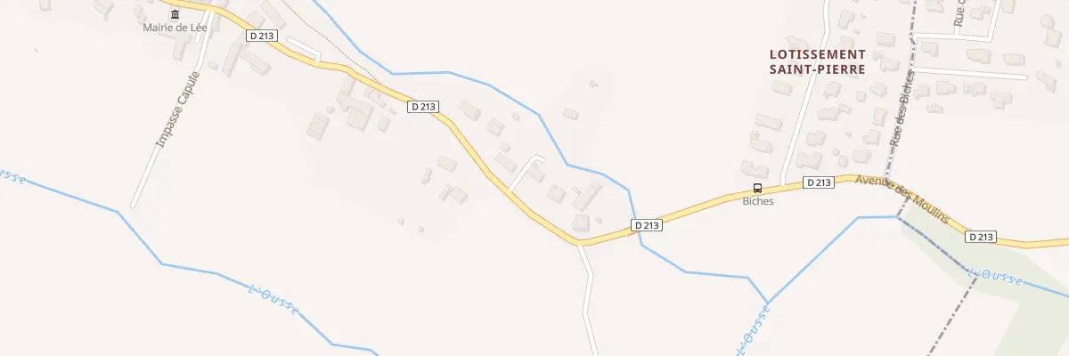 Plan du 28 Av des Moulins à Lée
