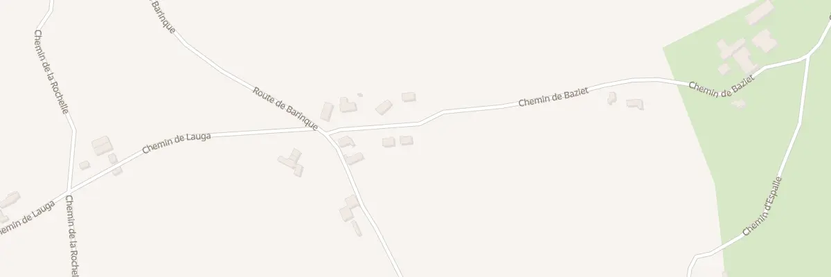 Plan du 5335 Che de Baziet à Lasclaveries