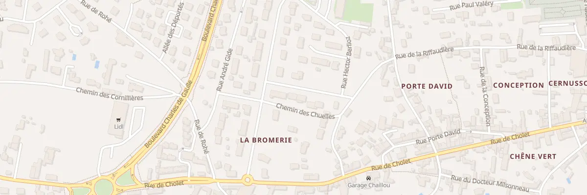 Plan du 6 Rue Gerard Philippe à Doué-en-Anjou