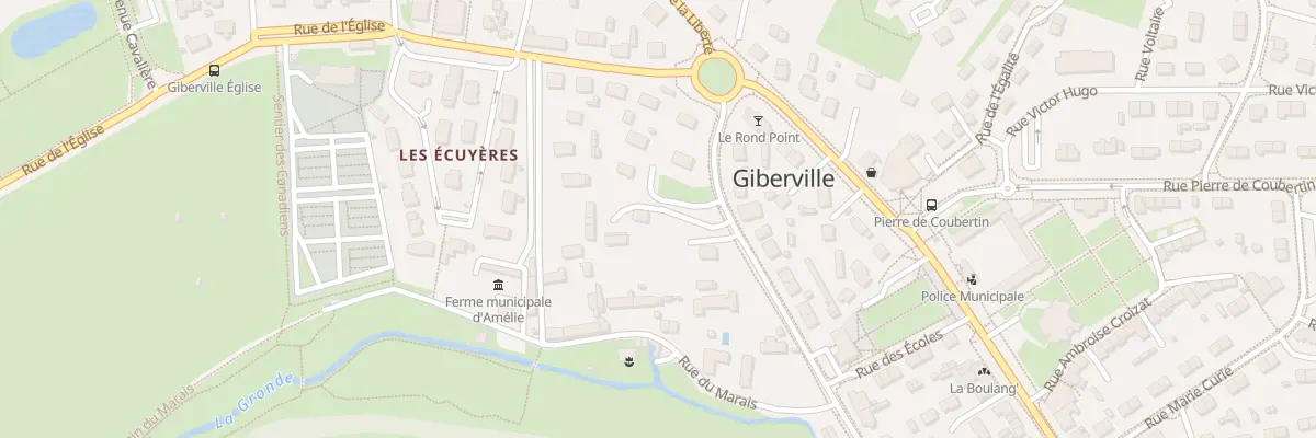 Plan du 4 Rue du Centre à Giberville