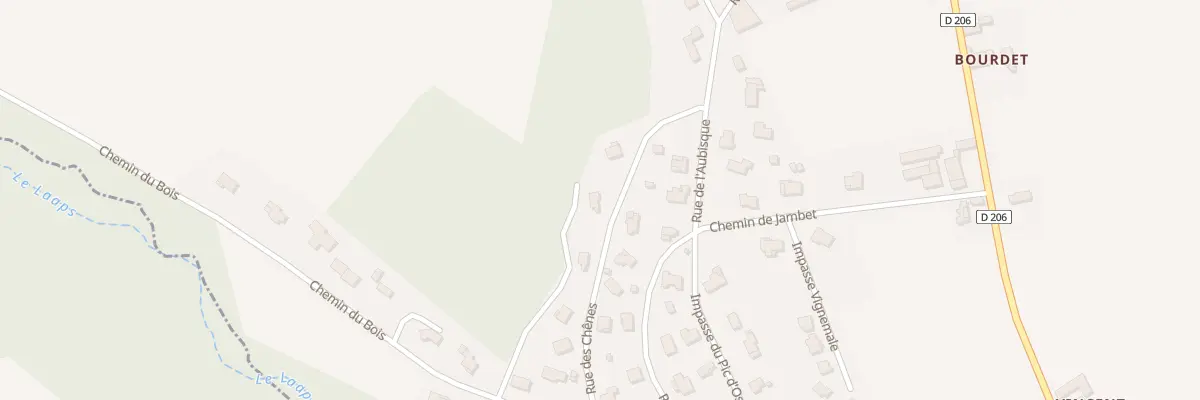 Plan du 17 Rue des Chênes à Maucor