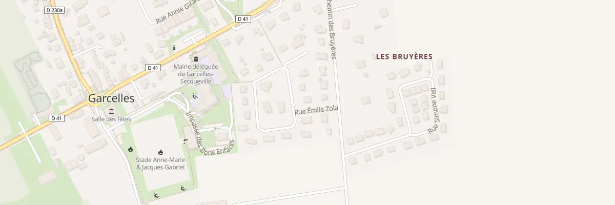Plan du 17 Rue Émile Zola au Castelet