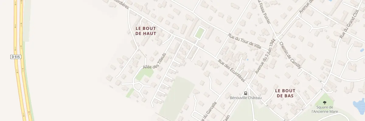 Plan du 15 Rue des Écordières à Bénouville