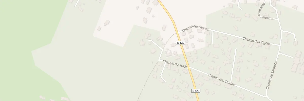 Plan du 9 Che du Stade à Roaillan