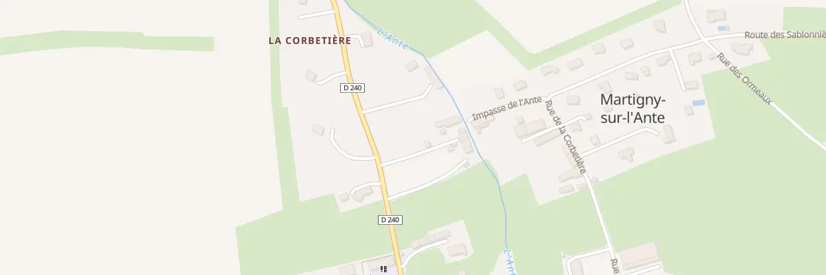 Plan du 5018 La Corbetiere à Martigny-sur-l’Ante