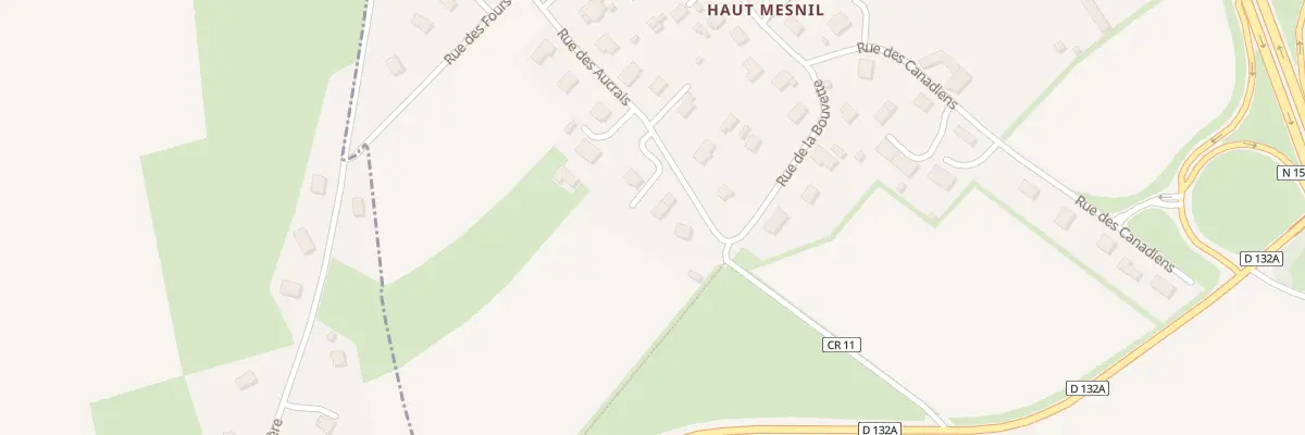 Plan du 12 Rue des Aucrais à Cauvicourt