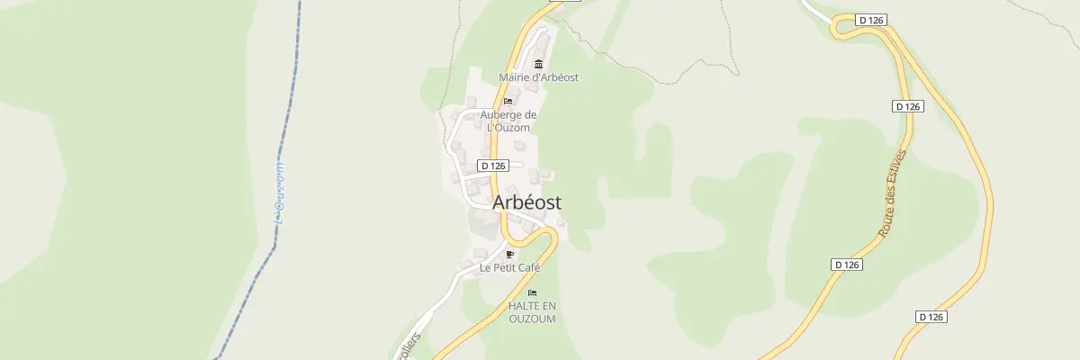 Plan du 5050 Le Bourg à Arbéost