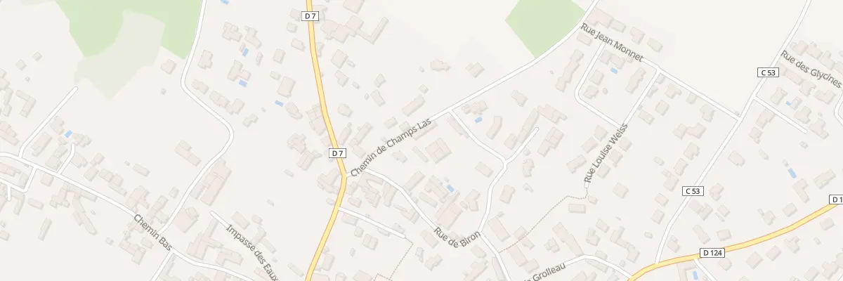 Plan du 8 Rue de Champs Las à Aigondigné