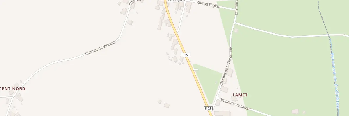 Plan du 4B Av de Verdun à Lapouyade