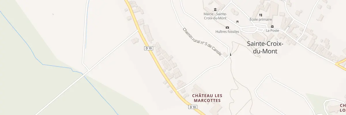 Plan du 67 Damanieu à Sainte-Croix-du-Mont