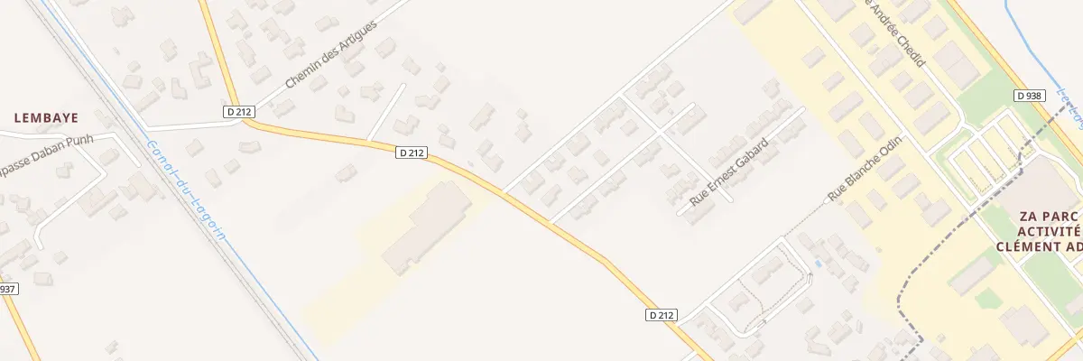 Plan du 4 Che du Castera à Assat