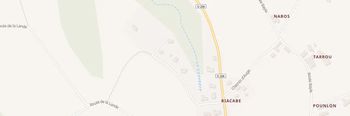 Plan du 8 Che de Lahitte à Maucor