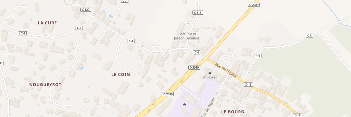 Plan du 13 Rue du 8 Mai 1945 à Arveyres