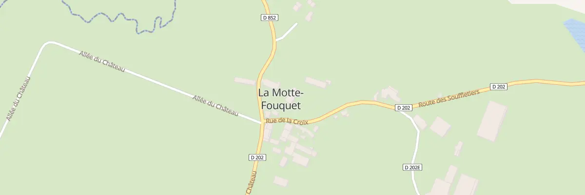 Plan du 1 Le Bourg à La Motte-Fouquet