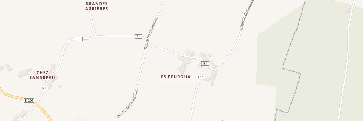 Plan du 5003 Les Peuroux au Pin