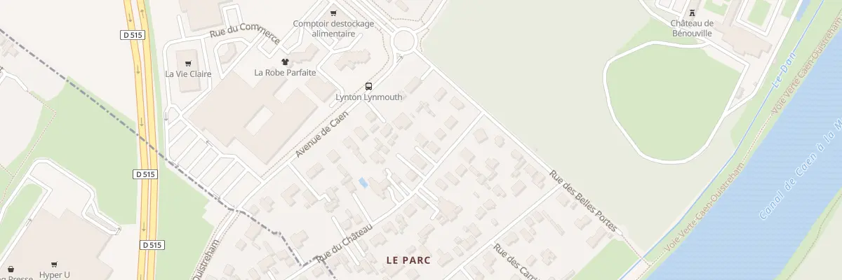 Plan du 108 Rue du Château à Bénouville