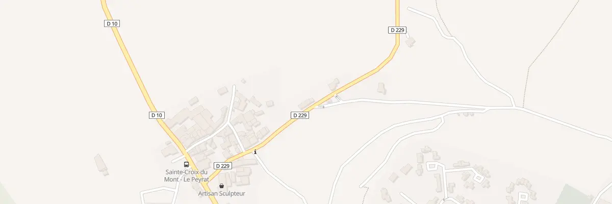 Plan du 35 Le Peyrat à Sainte-Croix-du-Mont