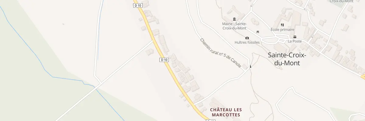 Plan du 30 Damanieu à Sainte-Croix-du-Mont
