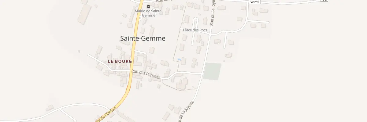 Plan du 9 Rue des Pensées à Sainte-Gemme