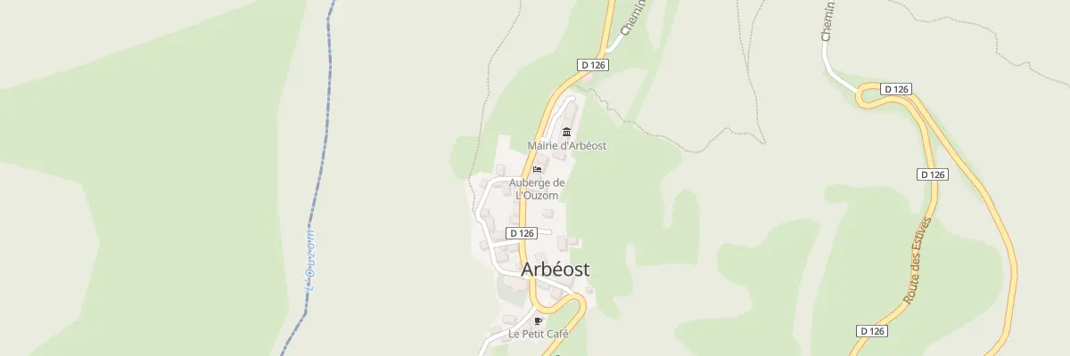 Plan du 5053 Le Bourg à Arbéost