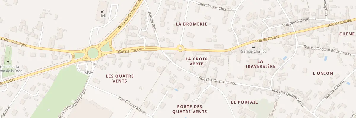 Plan du 73 Rue de cholet à Doué-en-Anjou