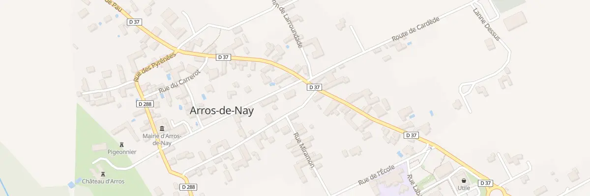 Plan du 18 Rte de Pau à Arros-de-Nay