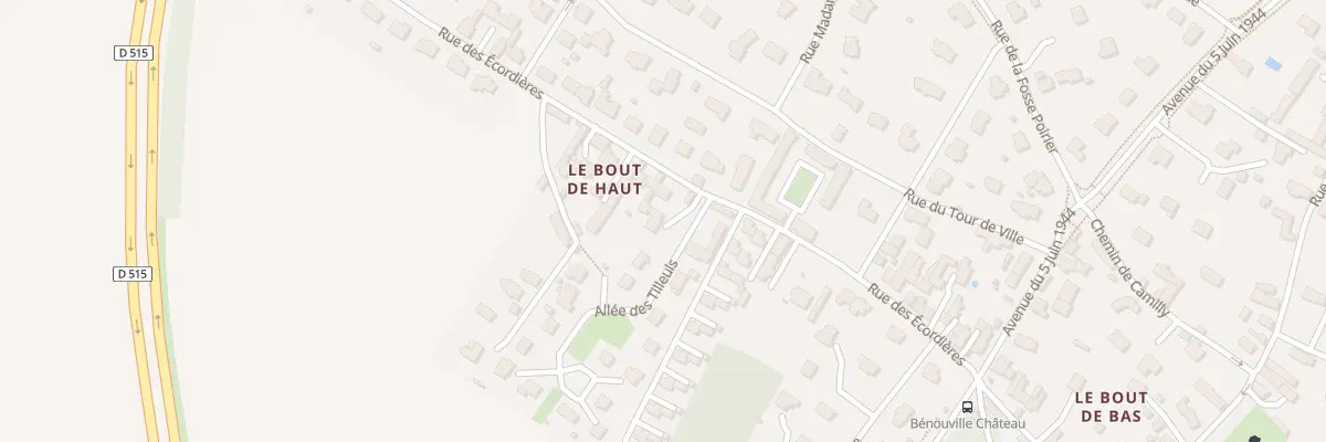 Plan du 19 Rue des Écordières à Bénouville