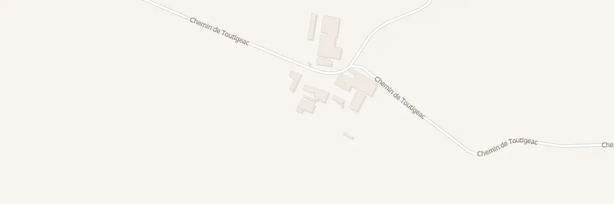 Plan du 6 Che de Toutigeac à Targon