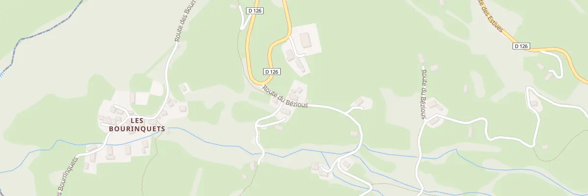 Plan du 5015 Le Bezious à Arbéost