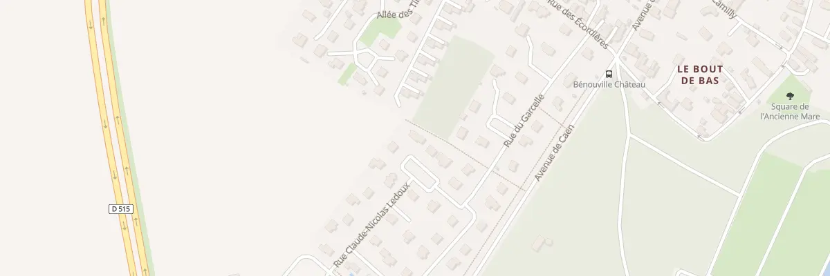 Plan du 17 Rue Claude-Nicolas Ledoux à Bénouville