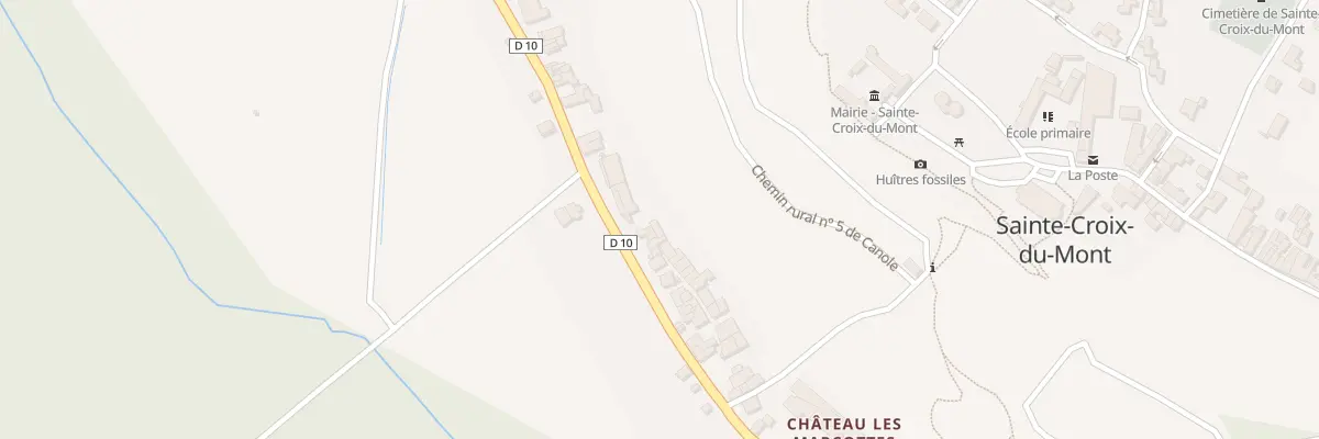 Plan du 36B Damanieu à Sainte-Croix-du-Mont