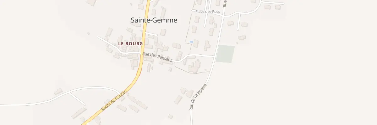 Plan du 6 Rue des Pensées à Sainte-Gemme